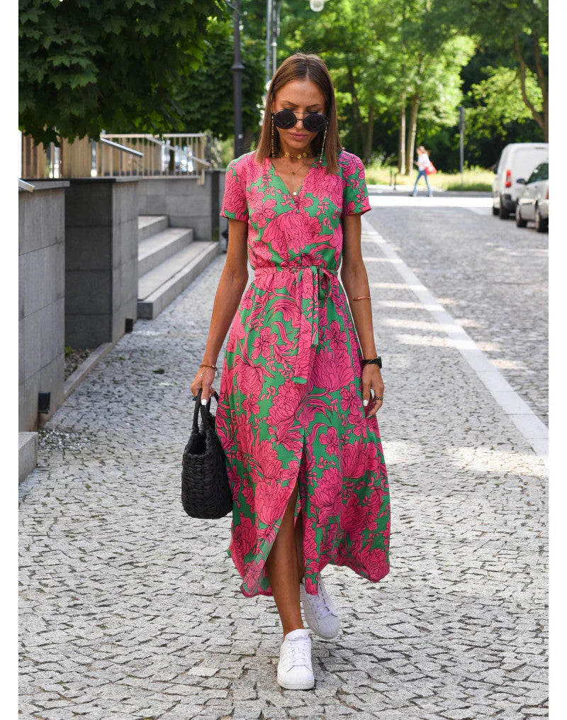 Sukienka Damska Elegancka Midi