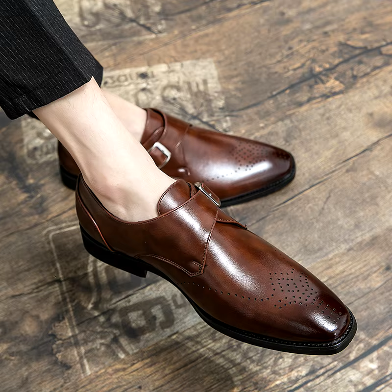 Buty Męskie Monk Strap