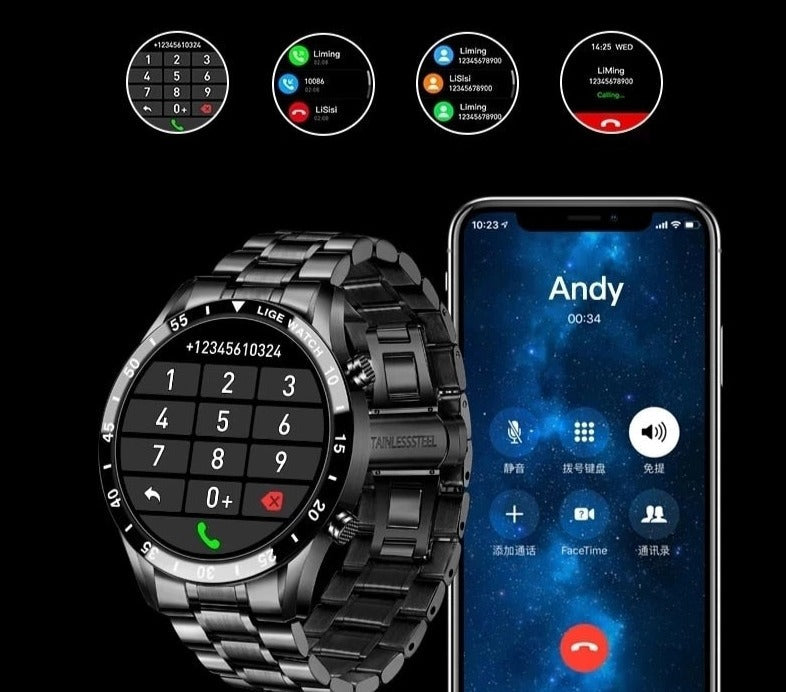 Smartwatch Z Ekranem IPS, Funkcją Rozmów Bluetooth I Monitorowaniem Aktywności