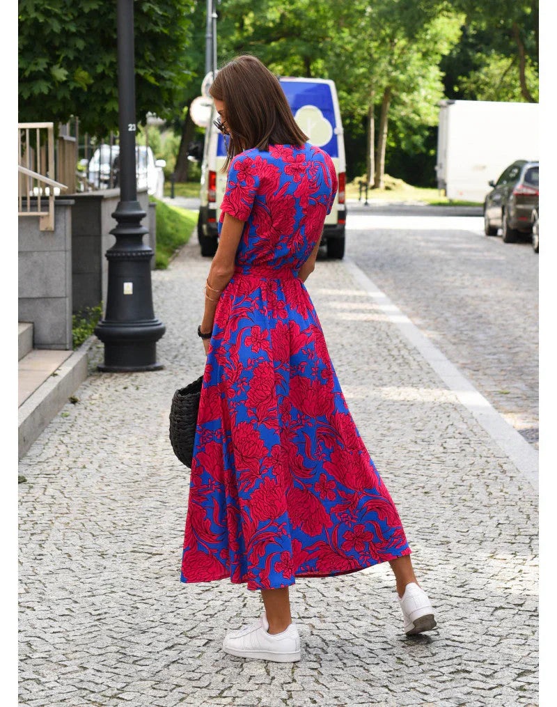 Sukienka Damska Elegancka Midi
