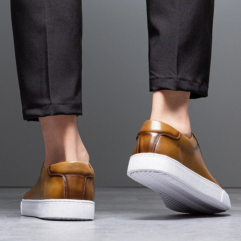Sneakersy Męskie Casual Sznurowane