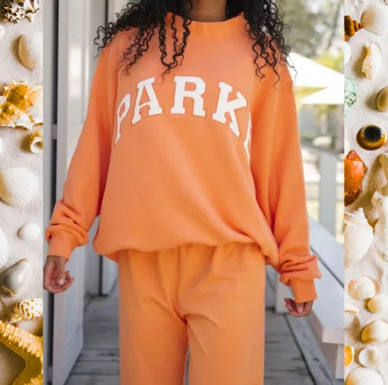 Martyna | Sweter Damski Oversize Z Nadrukiem