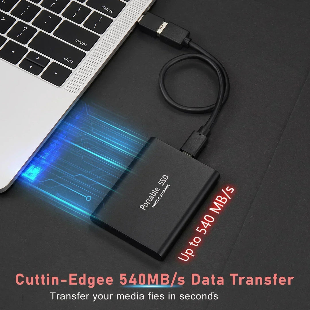 Przenośny Dysk SSD USB 3.1 I USB-C Do Przechowywania Danych