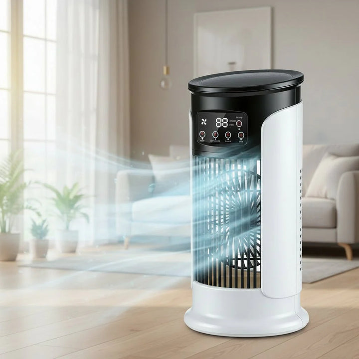 Przenośny Klimator 3 W 1 Z Nawilżaniem I Lampką LED