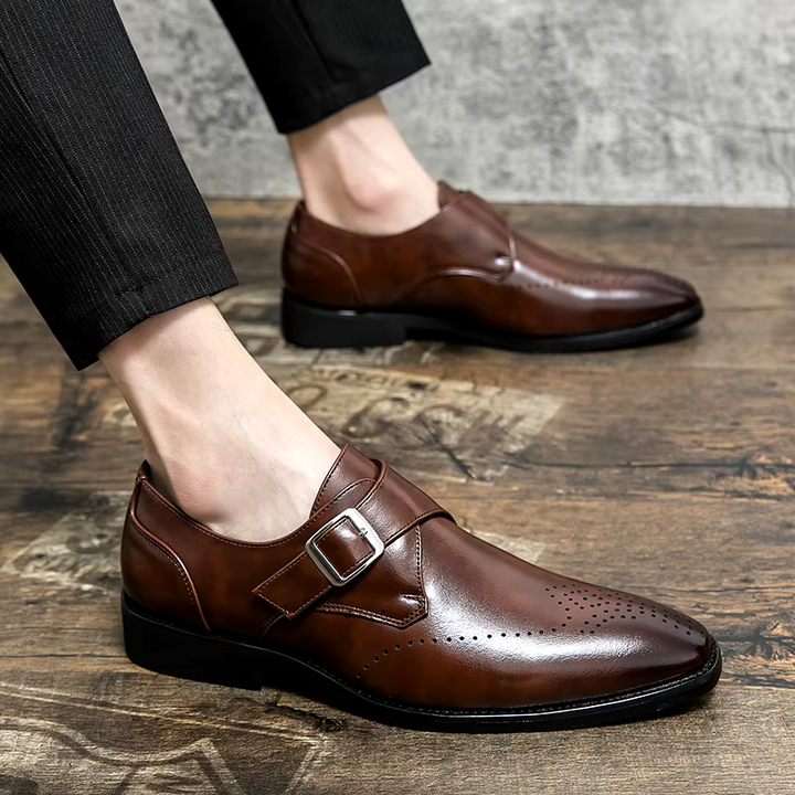Buty Męskie Monk Strap
