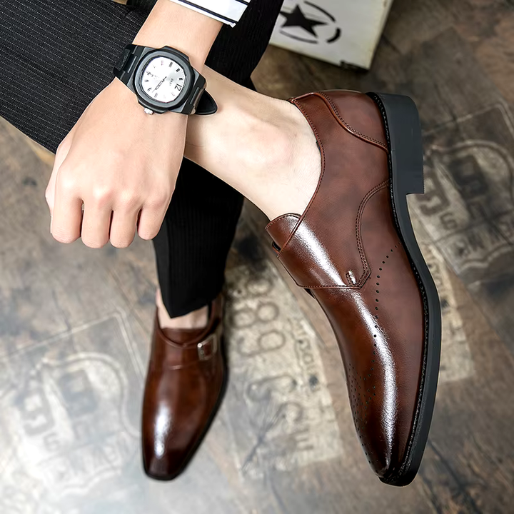Buty Męskie Monk Strap