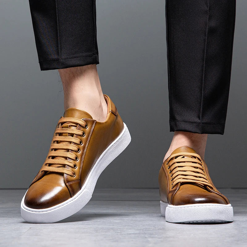 Sneakersy Męskie Casual Sznurowane