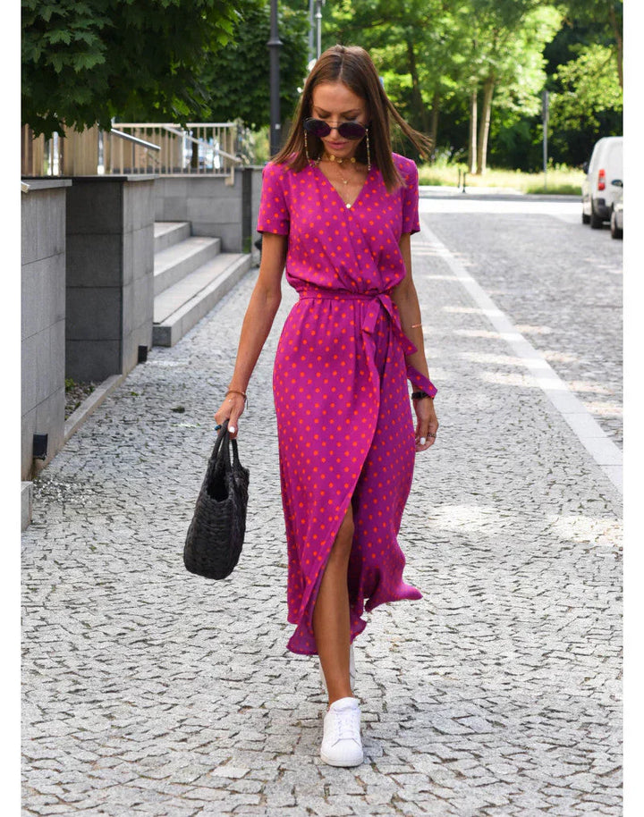 Sukienka Damska Elegancka Midi