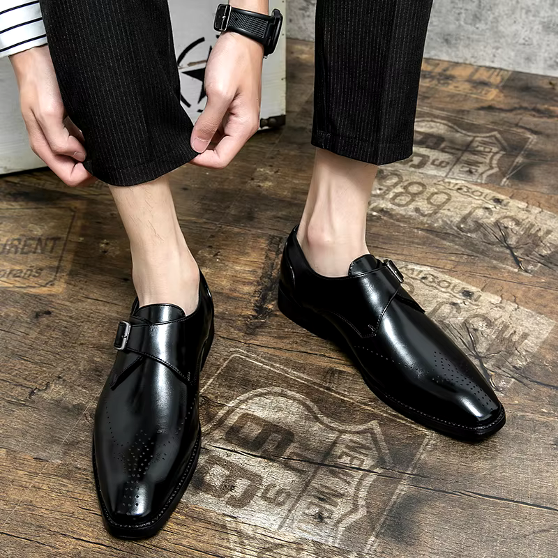 Buty Męskie Monk Strap