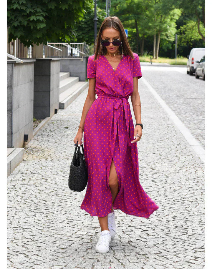 Sukienka Damska Elegancka Midi