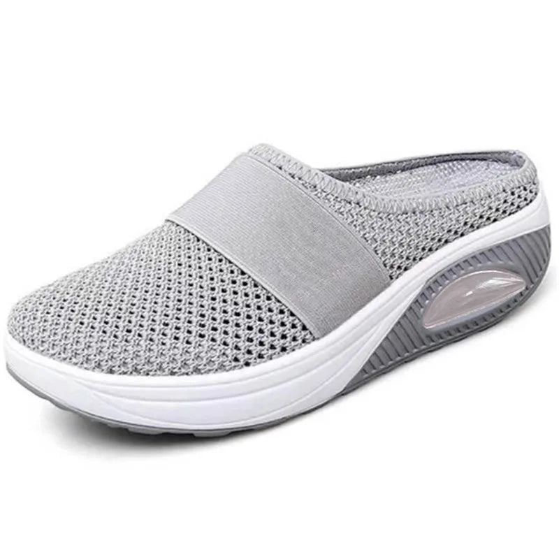 Damskie Wsuwane Buty Casual z Przewiewną Siateczką