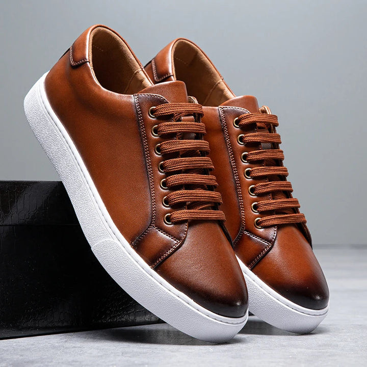 Sneakersy Męskie Casual Sznurowane