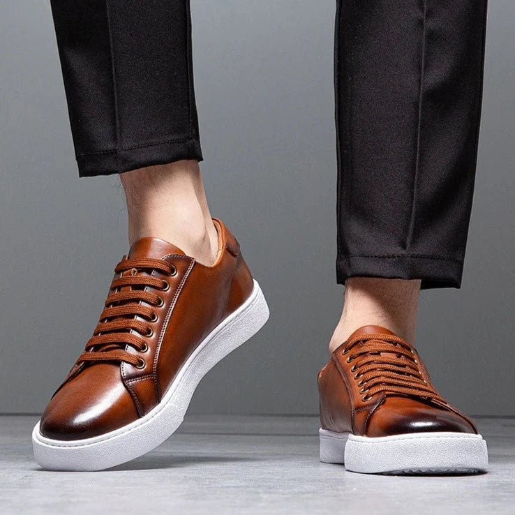 Sneakersy Męskie Casual Sznurowane