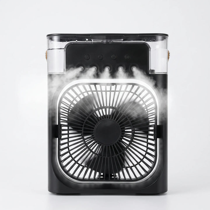 Przenośny Wentylator Z Mgiełką, Zbiornikiem 620 Ml I Lampką LED