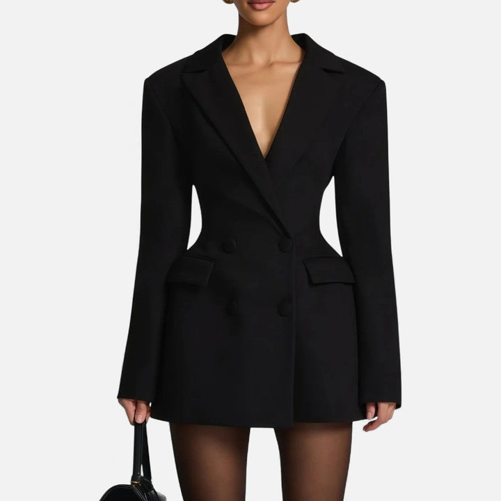 Natalia | Sukienka Mini Blezer Elegancka