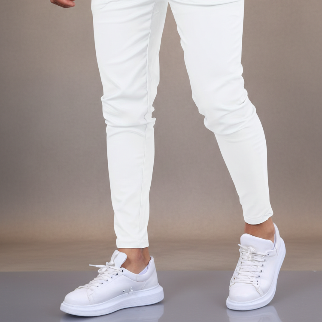 Nolan | Męskie Spodnie Chino Skinny Fit