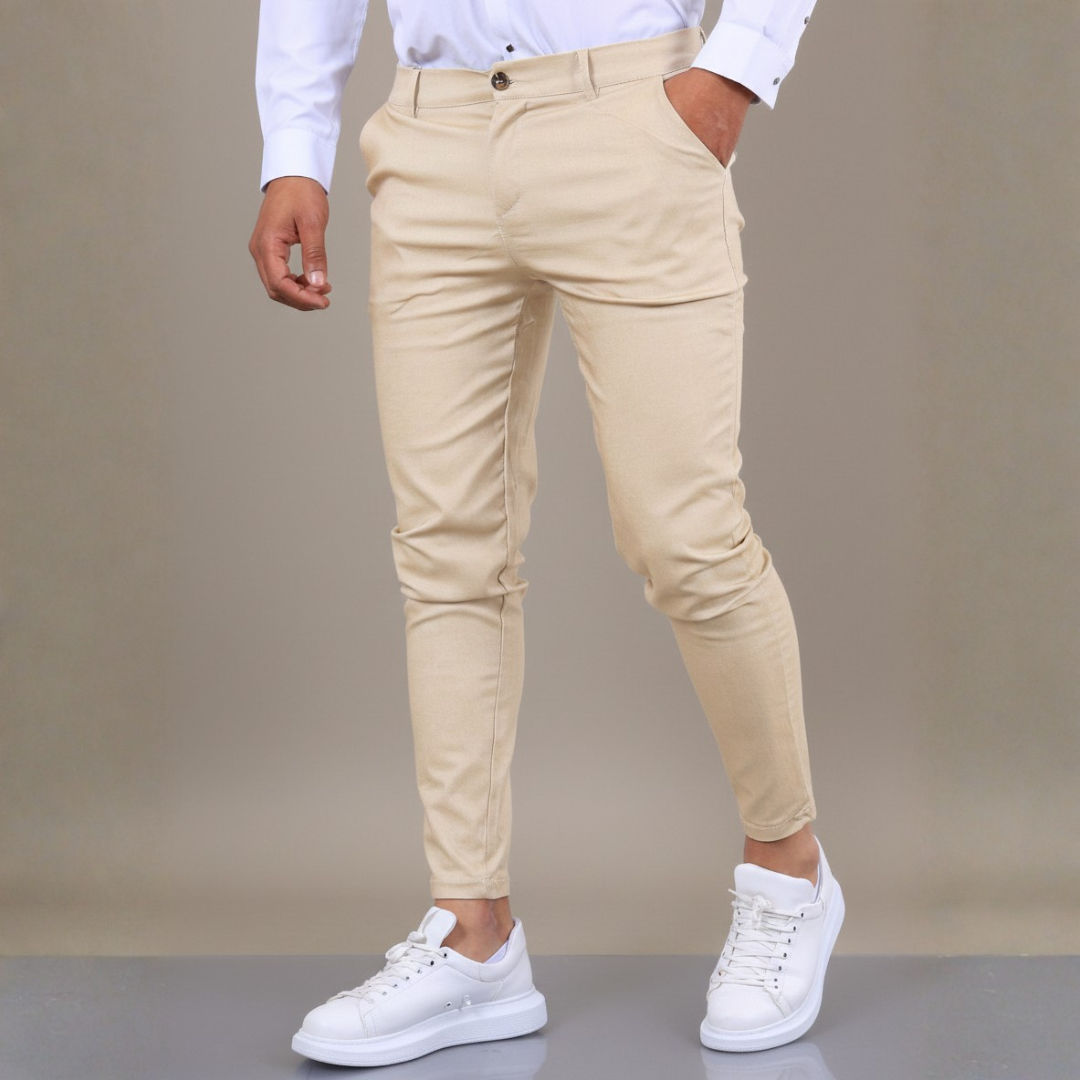 Nolan | Męskie Spodnie Chino Skinny Fit