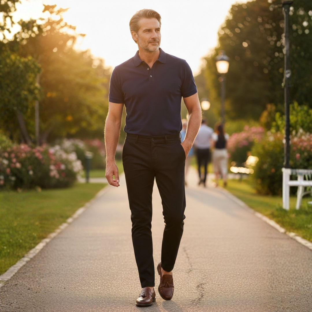 Nolan | Męskie Spodnie Chino Skinny Fit