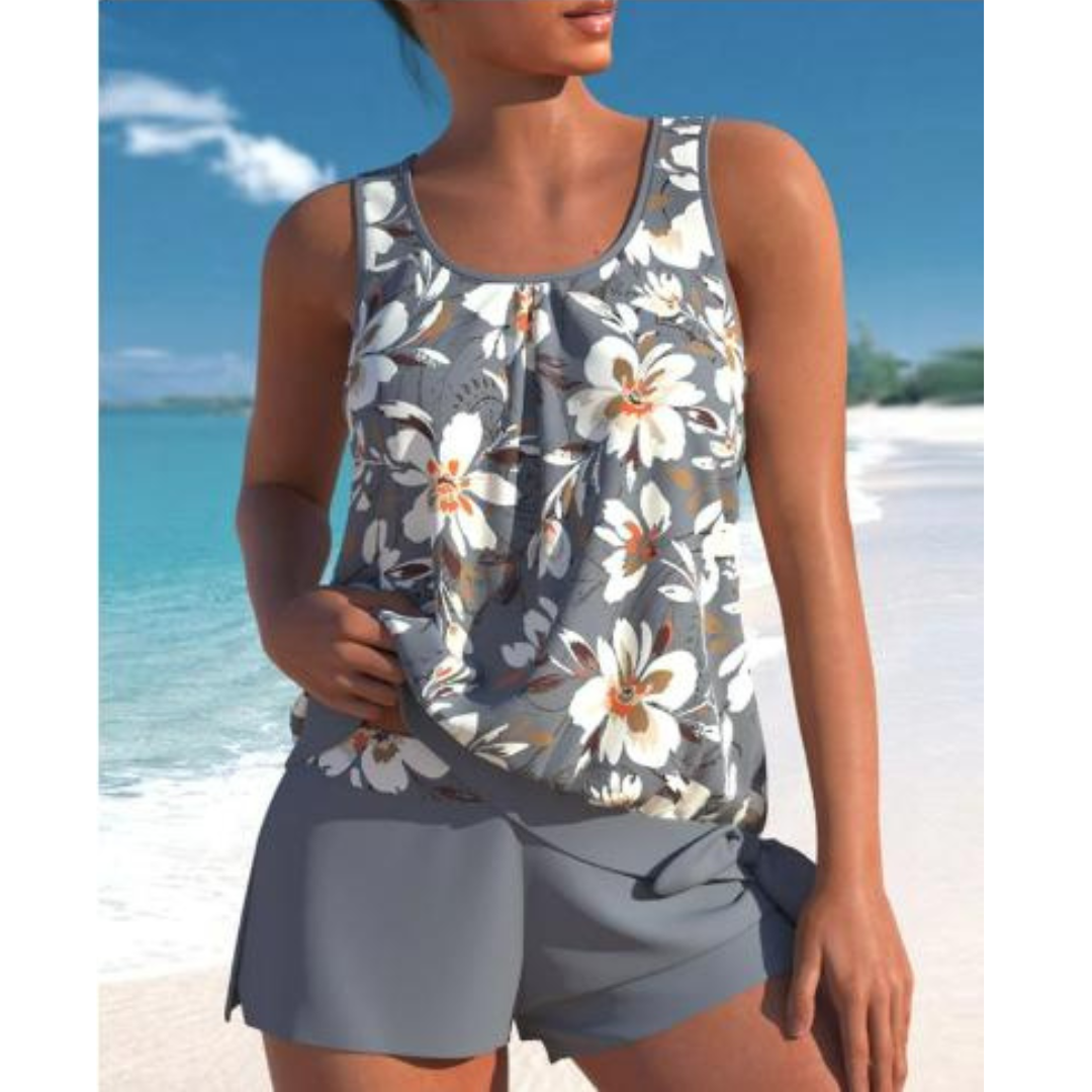 Tankini Damskie Dwuczęściowe Bez Rękawów