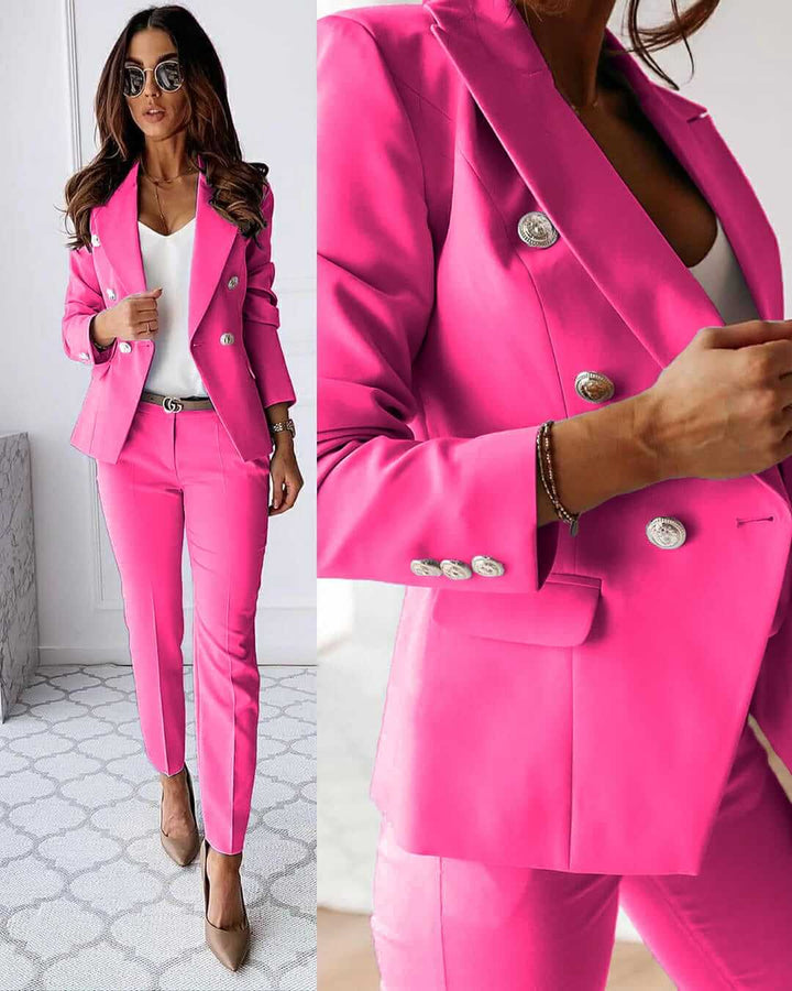 Zestaw Damski Blazer z Dołem