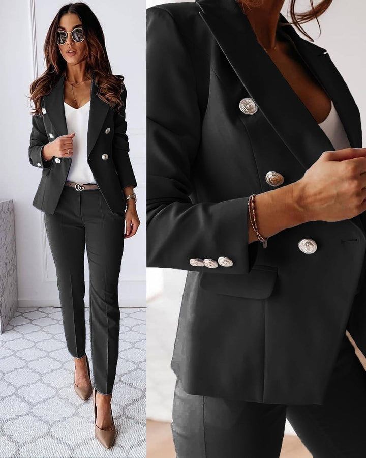 Zestaw Damski Blazer z Dołem