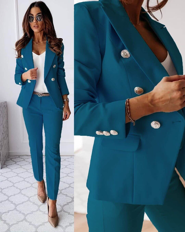 Zestaw Damski Blazer z Dołem