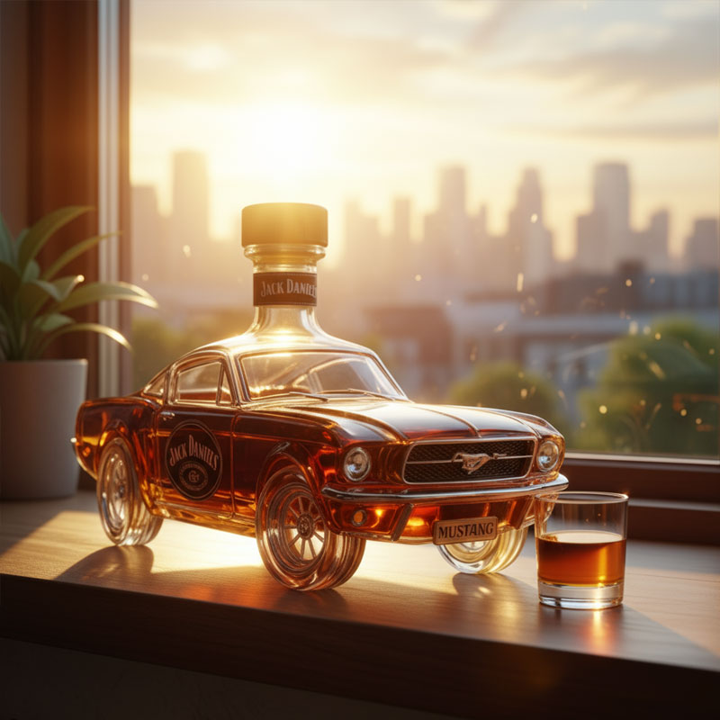 Szklana Karafka Do Whisky W Kształcie Samochodu Sportowego