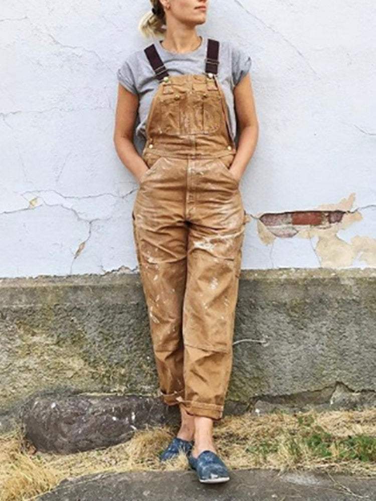 Kombinezon Damski Ogrodniczki Casual Workwear