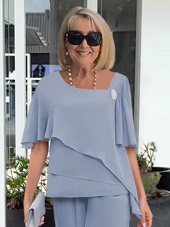 Elżbieta | Komplet Damski Dwuczęściowy Elegancki
