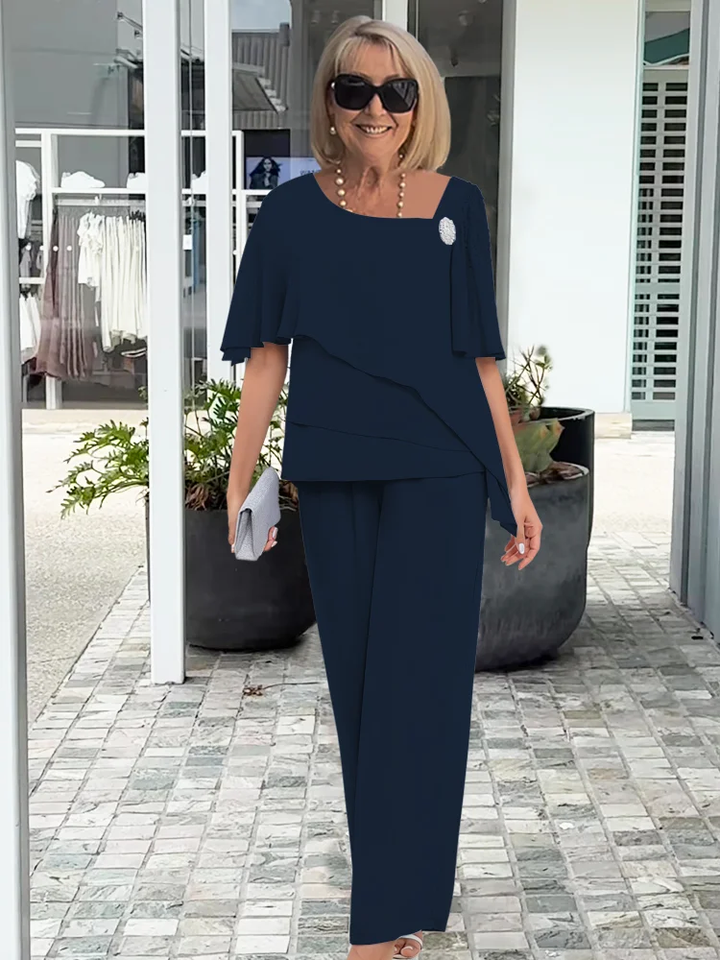 Elżbieta | Komplet Damski Dwuczęściowy Elegancki