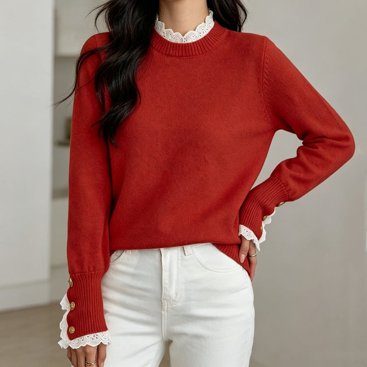 Mirellune – kobiecy sweter o eleganckim fasonie do codziennych stylizacji