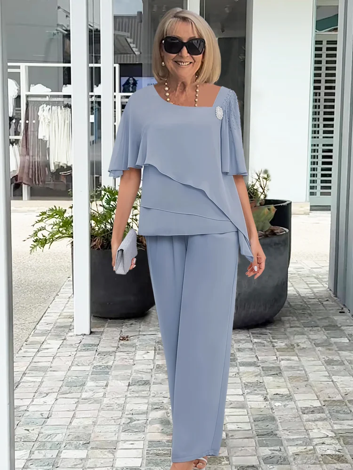 Elżbieta | Komplet Damski Dwuczęściowy Elegancki