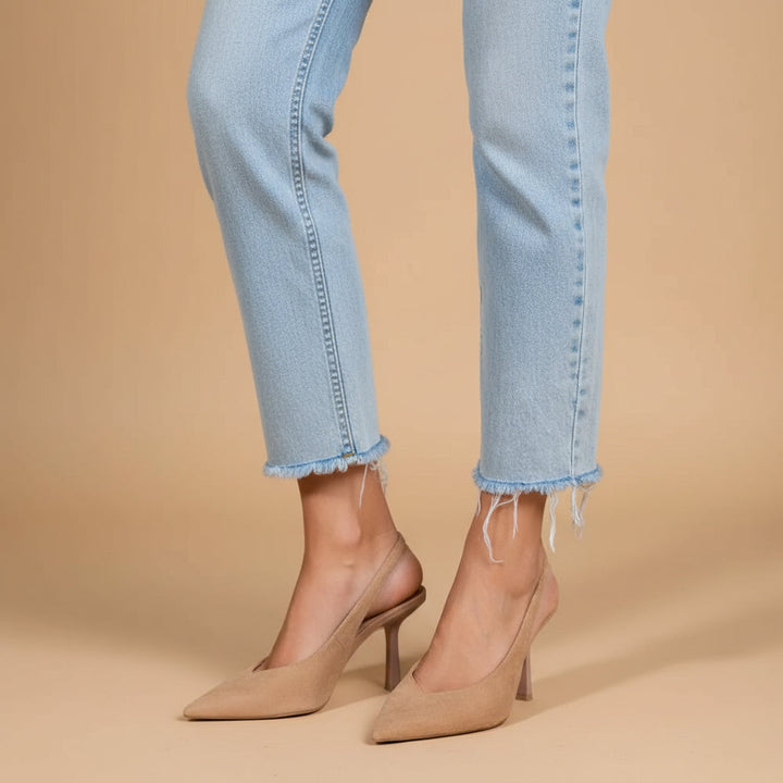 Szpilki Damskie Slingback Z Odkrytą Piętą
