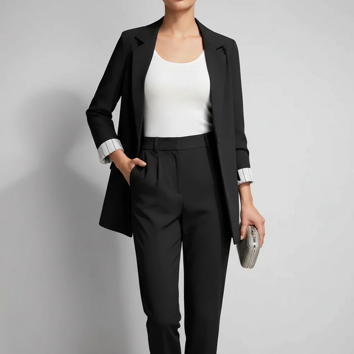 Eliza | Garnitur Damski Dwuczęściowy Slim Fit