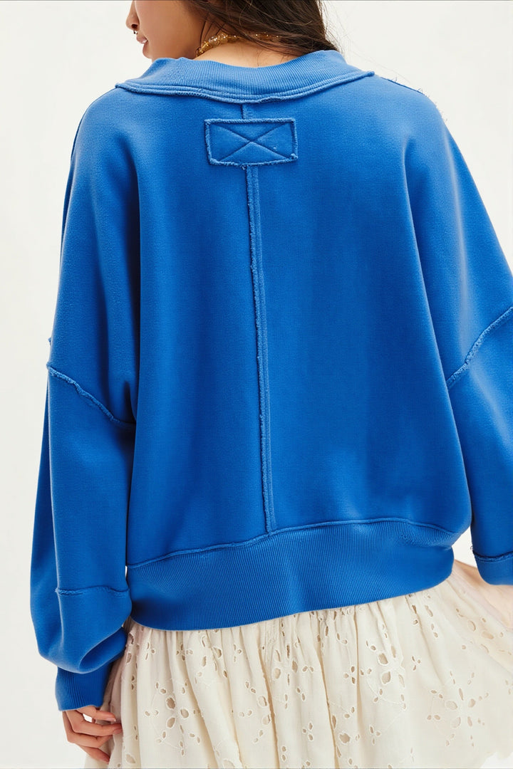 Uniwersalna krótka bluza Lunavelle do codziennego noszenia