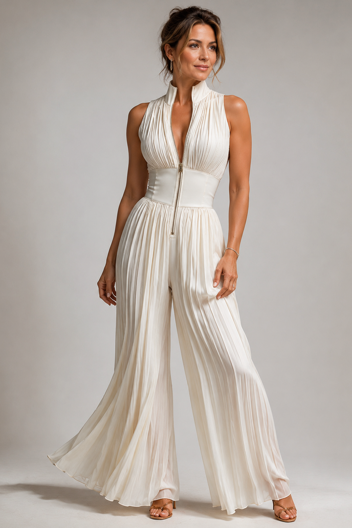 Albina | Kombinezon Damski Halter Elegancki