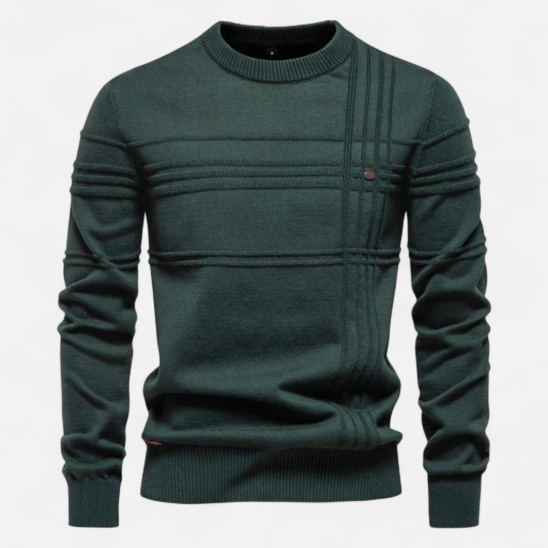 Sweter Męski W Paski