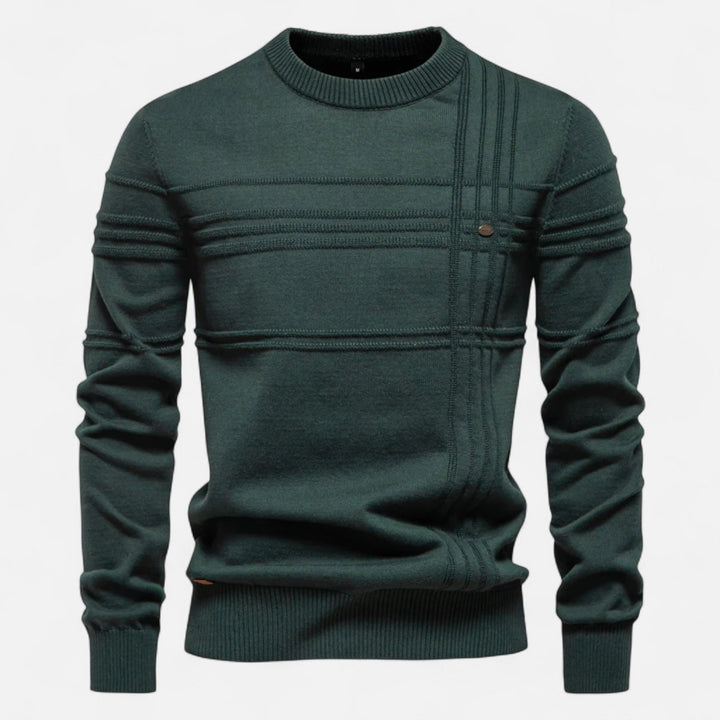 Sweter Męski W Paski
