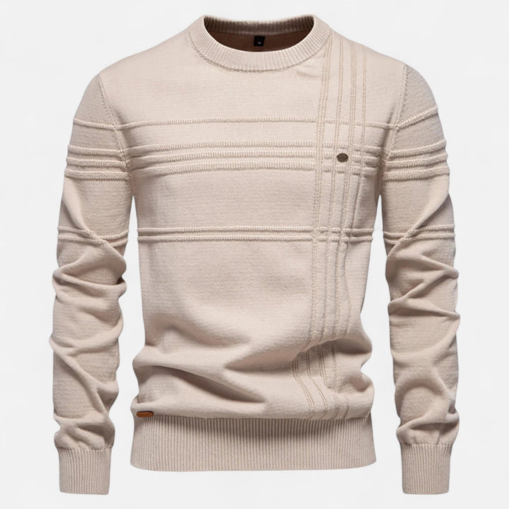 Sweter Męski W Paski