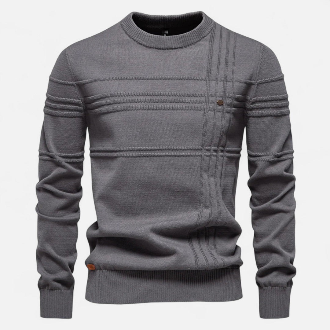 Sweter Męski W Paski