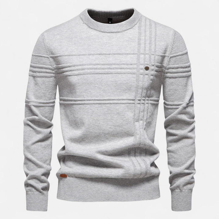 Sweter Męski W Paski