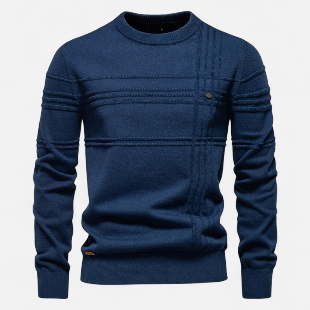 Sweter Męski W Paski