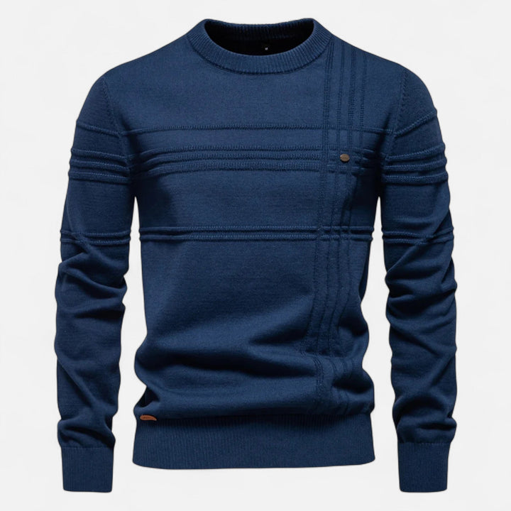 Sweter Męski W Paski