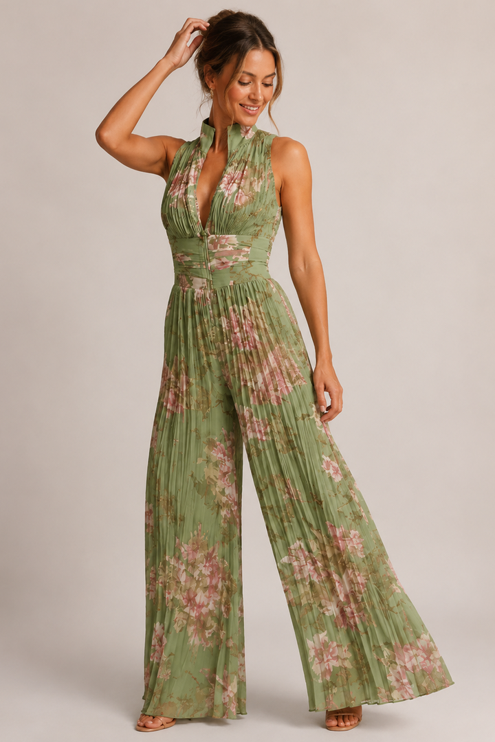 Albina | Kombinezon Damski Halter Elegancki