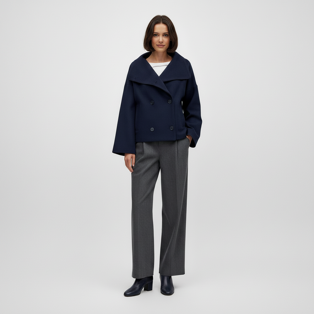 Kurtka Damska Krótka Dwurzędowa