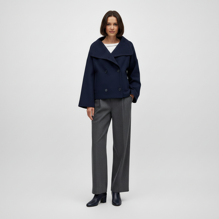 Kurtka Damska Krótka Dwurzędowa