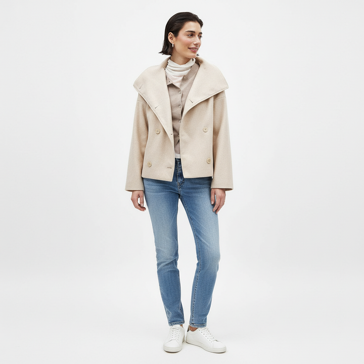 Kurtka Damska Krótka Dwurzędowa