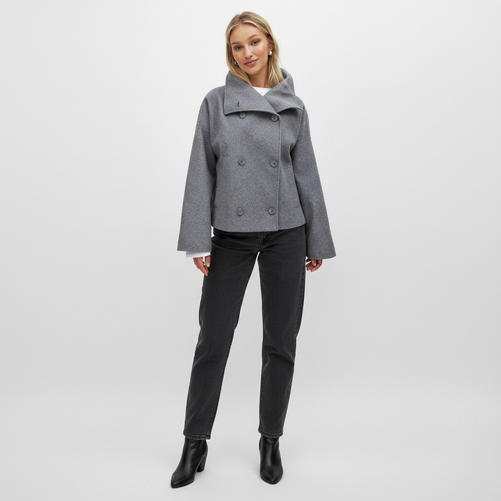 Kurtka Damska Krótka Dwurzędowa