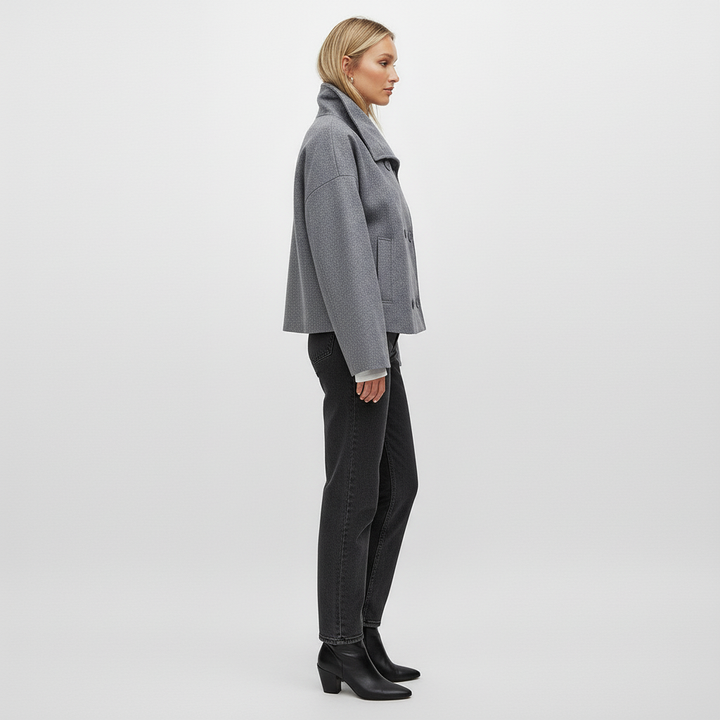 Kurtka Damska Krótka Dwurzędowa