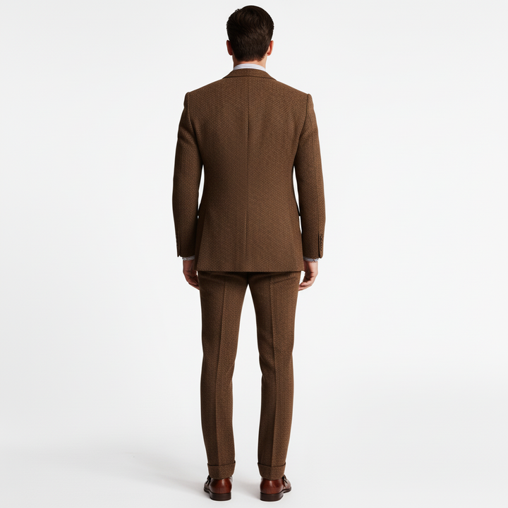 Garnitur Męski Trzyczęściowy w Klasycznym Stylu